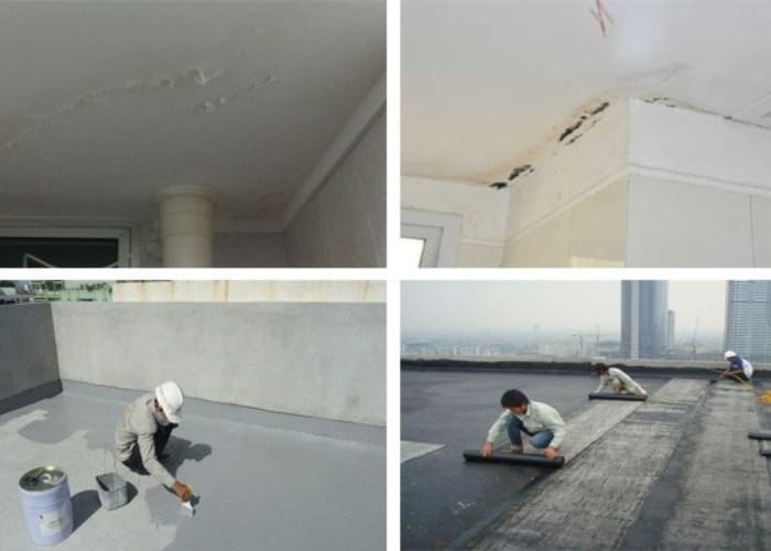 cách chống thấm trần nhà hiệu quả